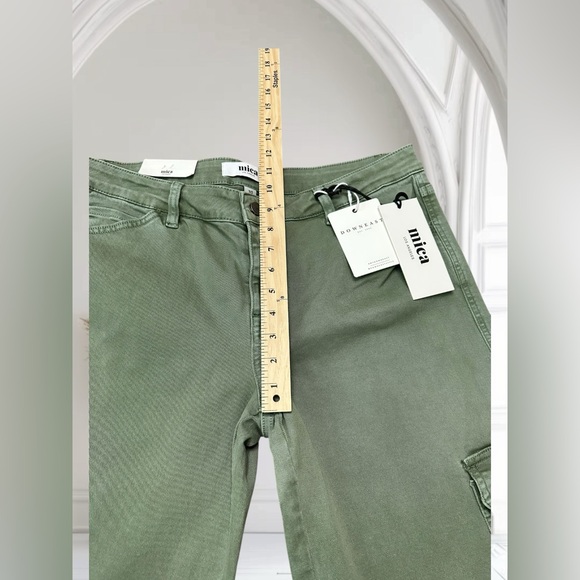 Mica Los Angeles Downeast WideLeg Cargo Jeans. Green. Size: 30 (12) NWT - Picture 5 of 12